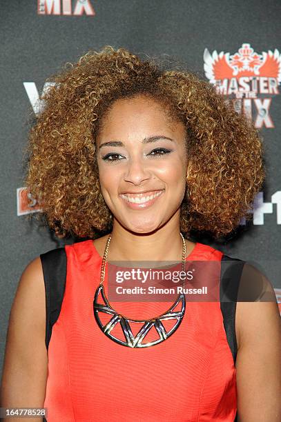 Amanda Seales attends the "Masters Of The Mix" Season 3 Premiere at Marquee on March 27, 2013 in New York City.