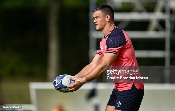 Indre-et-Loire , France - 6 September 2023; Jonathan Sexton during an Ireland rugby squad training session at Complexe de la Chambrerie in Tours,...