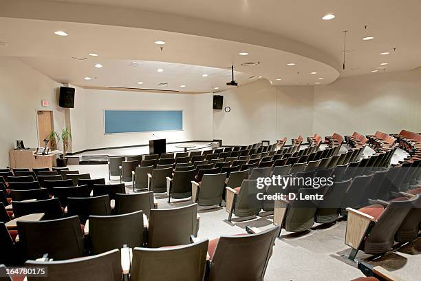 lecture hall - empty lecture hall stock pictures, royalty-free photos & images