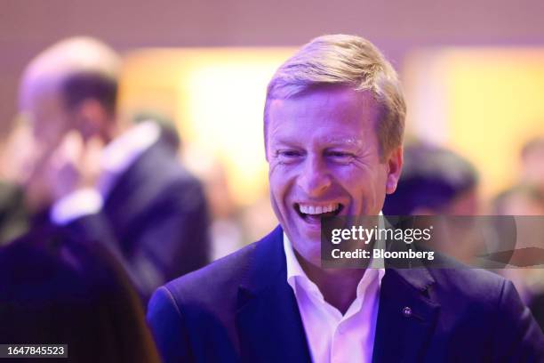 Oliver Zipse, chief executive officer of BMW AG, on day two of the Munich Motor Show in Munich, Germany, on Wednesday, Sept. 6, 2023. Europe's...