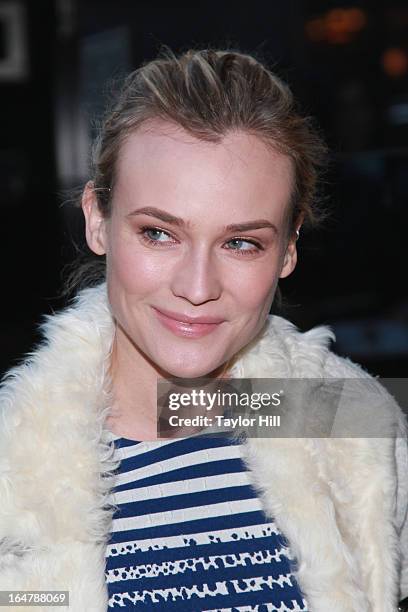 Actress Diane Kruger visits "Good Morning America" at GMA Studios in Times Square on March 28, 2013 in New York City.