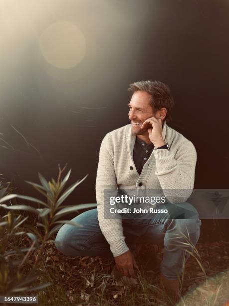 Actor Josh Lucas is photographed for Nobleman magazine on April 20, 2023 in Los Angeles, California.