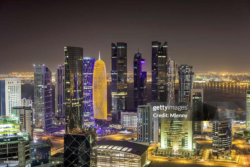 Doha by Night Qatar