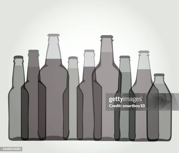craft beer (black and white) - india pale ale stock illustrations