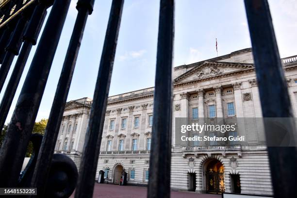 General view of Buckingham Palace on August 23, 2023 in London, England. London is the capital of England, many of the inhabitants, called Londoners,...