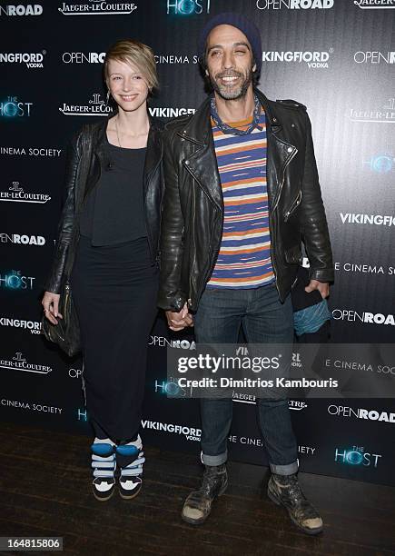 Carlos Leon attendsattends The Cinema Society and Jaeger-LeCoultre screening of Open Road Films' "The Host" at Tribeca Grand Hotel on March 27, 2013...