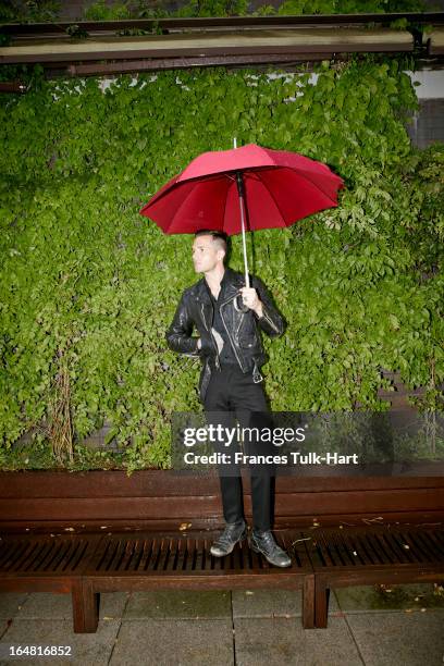 Musician Brandon Flowers of The Killers is photographed for Room 100 Magazine on October 19, 2012 in New York City. PUBLISHED IMAGE.