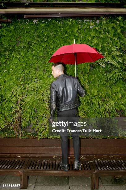 Musician Brandon Flowers of The Killers is photographed for Room 100 Magazine on October 19, 2012 in New York City.