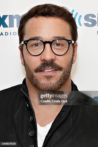 Actor Jeremy Piven visits the SiriusXM Studios on March 28, 2013 in New York City.