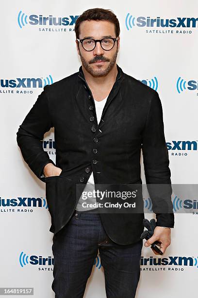 Actor Jeremy Piven visits the SiriusXM Studios on March 28, 2013 in New York City.