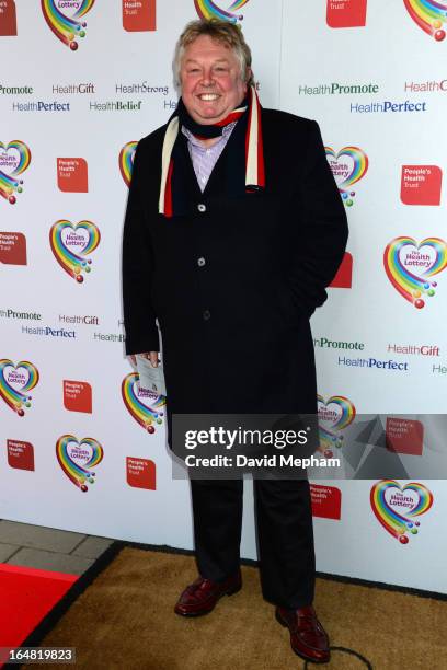 Nick Ferrari sighted arriving for The Health Lottery Fundraising Event outside Claridges Hotel on March 28, 2013 in London, England.