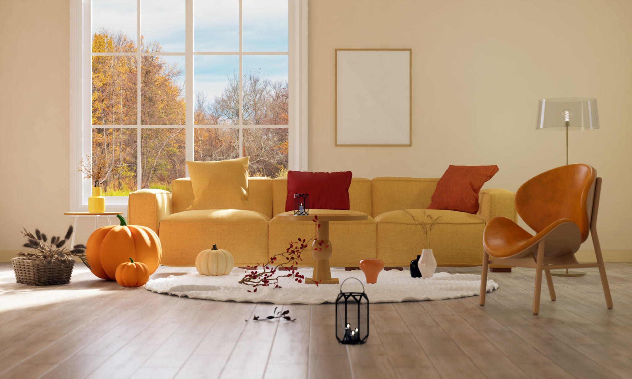 autumn 3D rendering