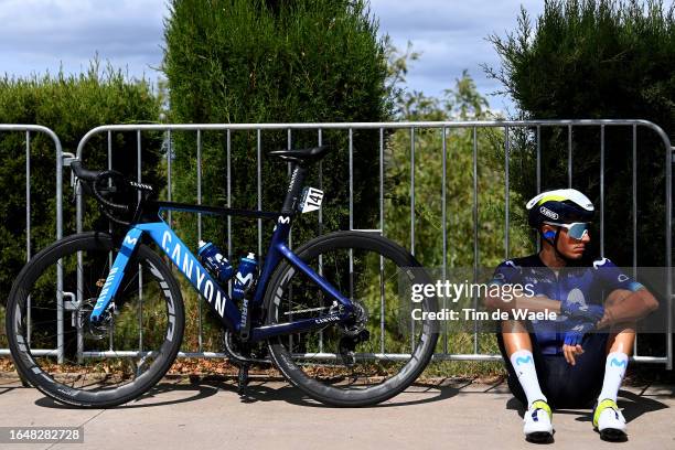 Enric Mas of Spain and Movistar Team prior to the 78th Tour of Spain 2023, Stage 5 a 184.6km stage from Morella to Burriana / #UCIWT / on August 30,...