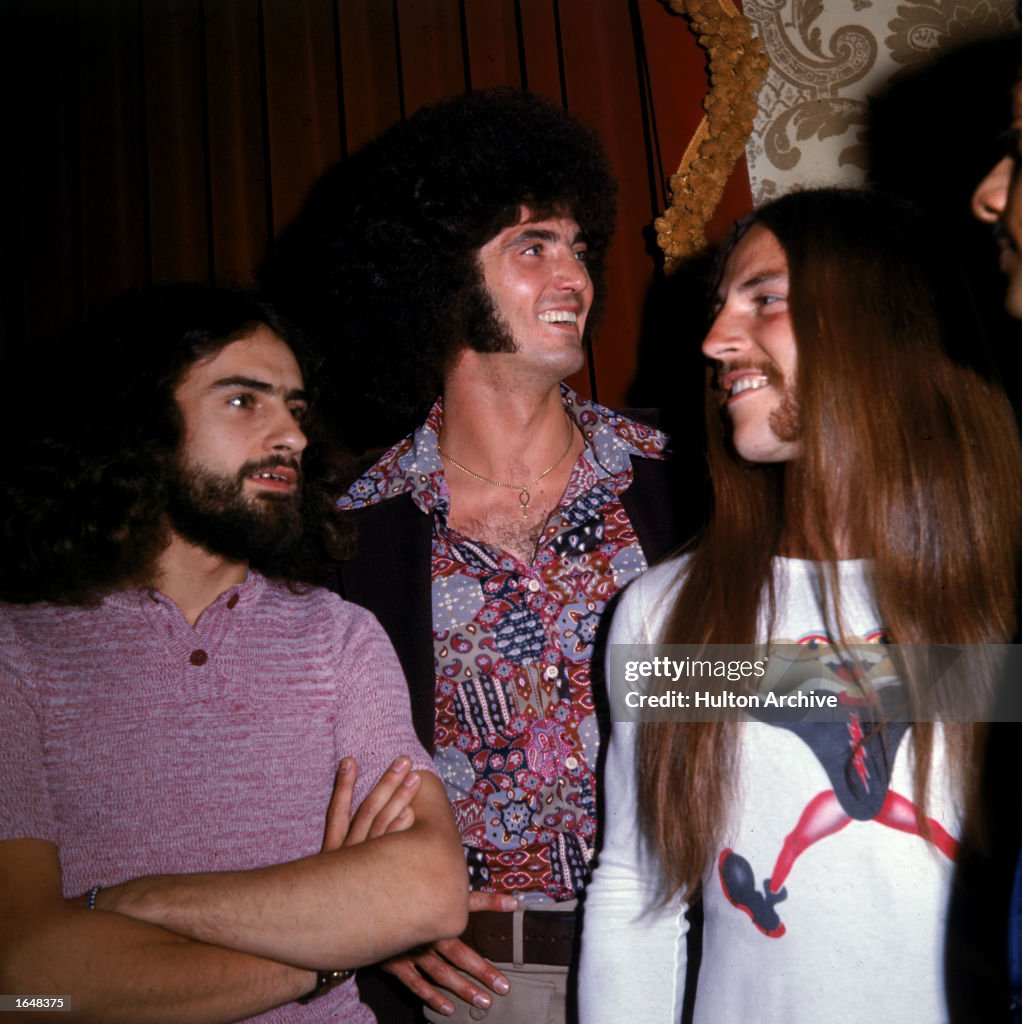 Members of Grand Funk Railroad, 1970s.