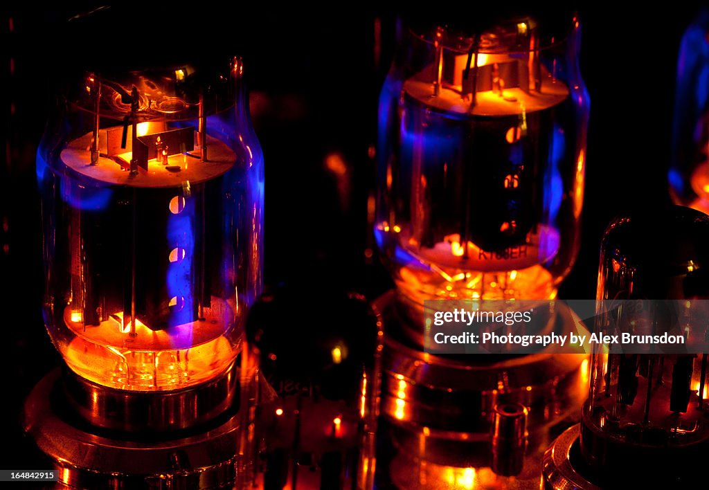 KT88 Vacuum Tube Close Up