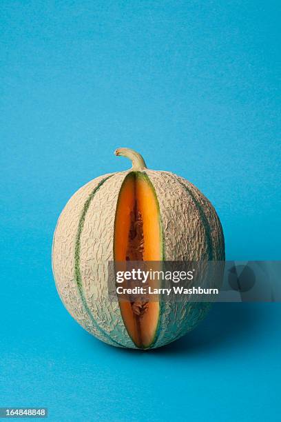 A Cantaloupe With A Slice Removed, 照片檔