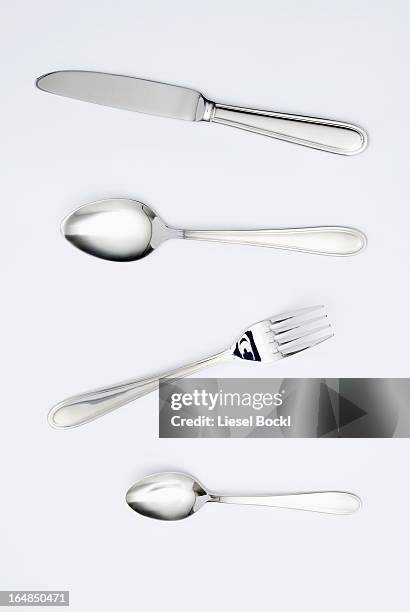 cutlery - table knife stockfoto's en -beelden