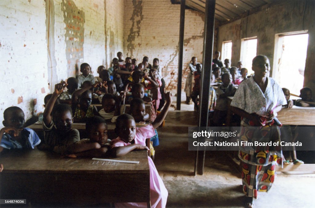 'Congolese Children Attending Class'
