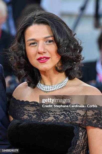 Khatia Buniatishvili attends the opening red carpet at the 80th Venice International Film Festival on August 30, 2023 in Venice, Italy.