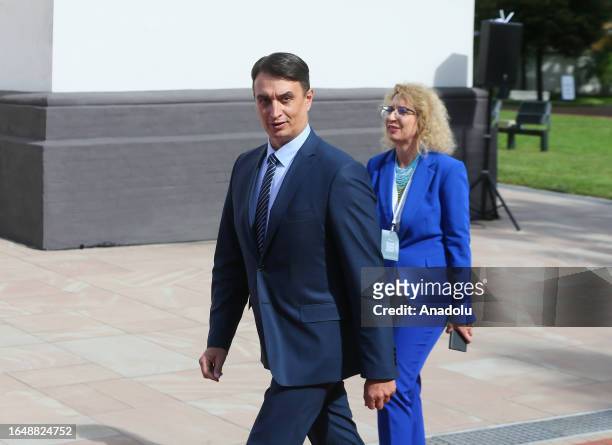 Husband of the President of Slovakia Juray Rizman participates at the Third Summit of First Ladies and Gentlemen led by Olena Zelenska in Kyiv,...