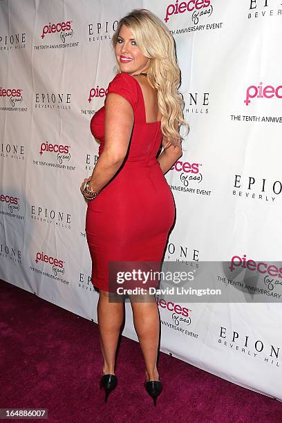 Personality Ivory May Kalber attends the "Pieces " opening night Los Angeles performance at The Fonda Theatre on March 28, 2013 in Los Angeles,...