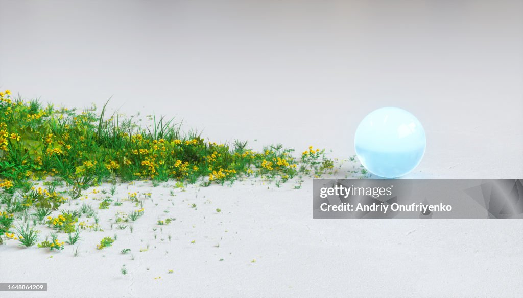 Sustainable glowing sphere