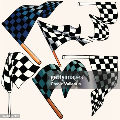 Fancy Racing Flags Racing Flags High-Res Vector Graphic - Getty Images