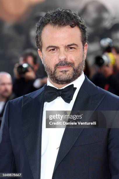 Director Edoardo De Angelis attends the opening red carpet at the 80th Venice International Film Festival on August 30, 2023 in Venice, Italy.