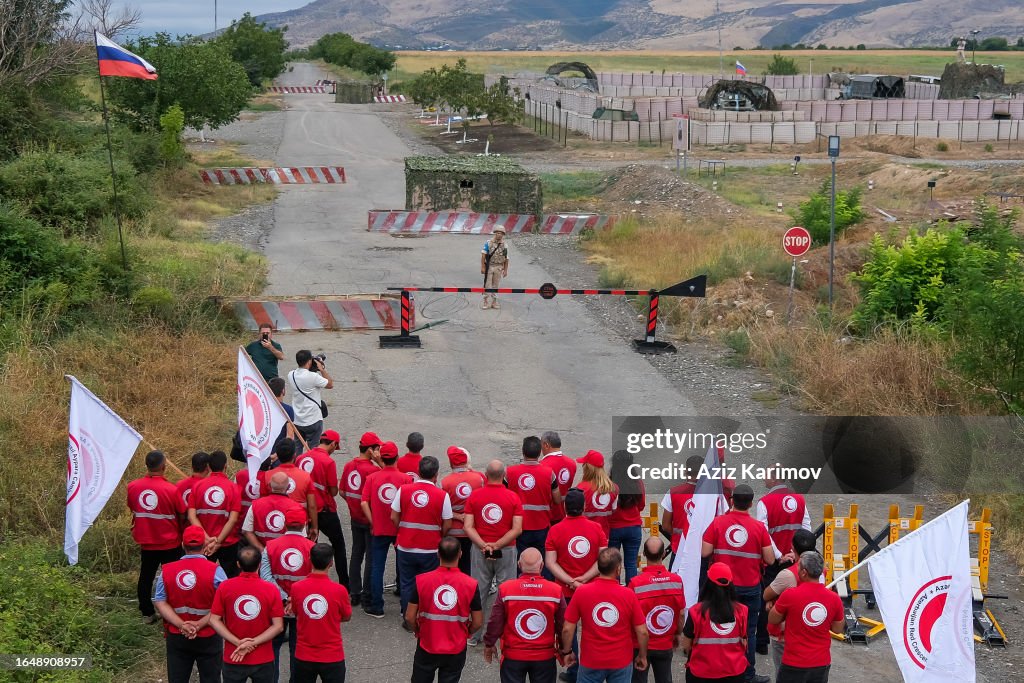 Convoy Of Humanitarian Aid Dispatched By The Azerbaijan Red Crescent Society To Karabakh Armenians