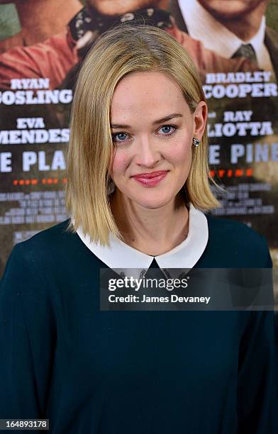 Jess Weixler attends "The Place Beyond The Pines" New York Premiere at Landmark Sunshine Cinema on March 28, 2013 in New York City.