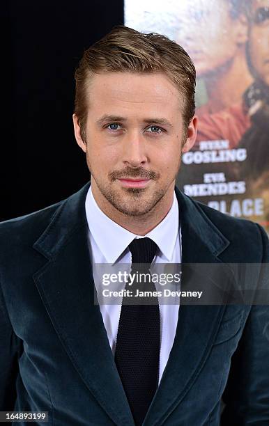 Ryan Gosling attends "The Place Beyond The Pines" New York Premiere at Landmark Sunshine Cinema on March 28, 2013 in New York City.
