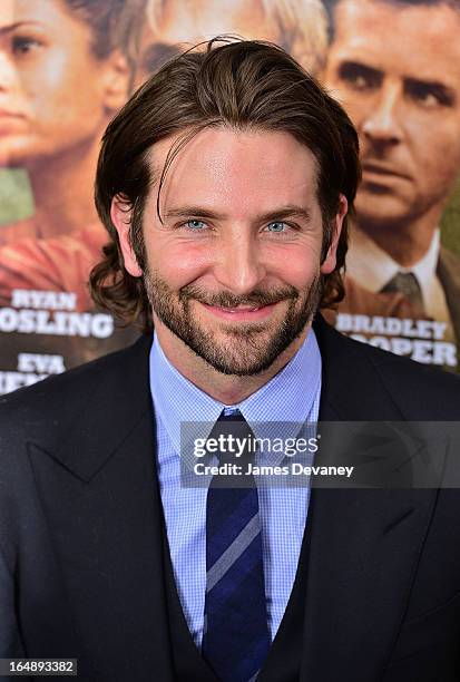 Bradley Cooper attends "The Place Beyond The Pines" New York Premiere at Landmark Sunshine Cinema on March 28, 2013 in New York City.