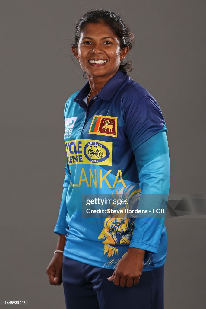 Sasha Ranasinghe Oshadhi Ranasinghe of Sri Lanka poses for a portrait at The 1st... Foto ...