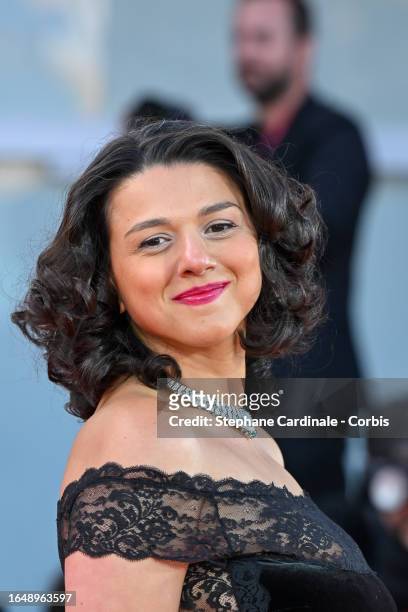 Khatia Buniatishvili attends the opening red carpet at the 80th Venice International Film Festival on August 30, 2023 in Venice, Italy.