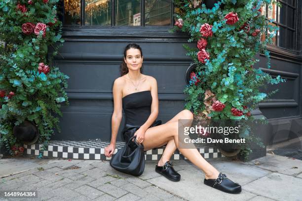 Sarah Ann Macklin attends the Penelope Chilvers x Bay Garnett King's Road Collection Launch at The Chelsea Pig on September 6, 2023 in London,...