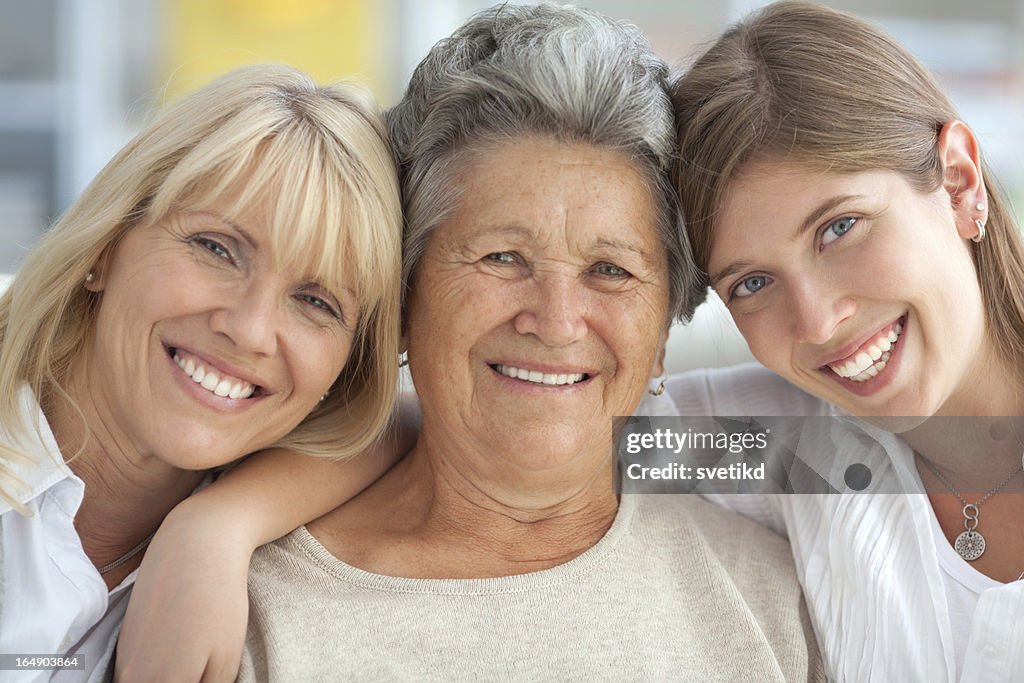 Drei weibliche Generationen.