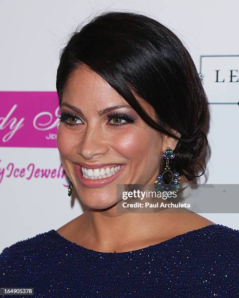 Actress Valery Ortiz attends the Fire & Ice Gala Benefiting Fresh2o at the Lexington Social House on March 28, 2013 in Hollywood, California.