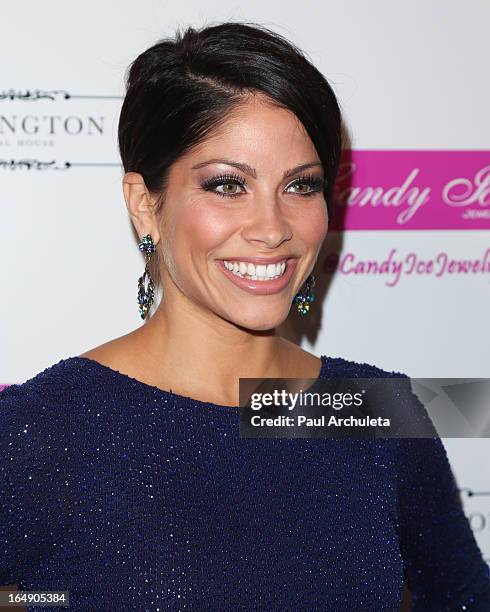 Actress Valery Ortiz attends the Fire & Ice Gala Benefiting Fresh2o at the Lexington Social House on March 28, 2013 in Hollywood, California.