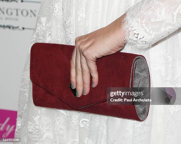 Actress Mischa Barton attends the Fire & Ice Gala Benefiting Fresh2o at the Lexington Social House on March 28, 2013 in Hollywood, California.