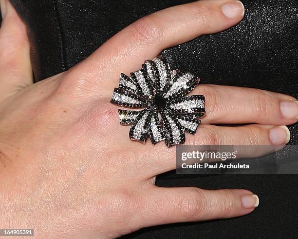 Actress Kim Poirier attends the Fire & Ice Gala Benefiting Fresh2o at the Lexington Social House on March 28, 2013 in Hollywood, California.