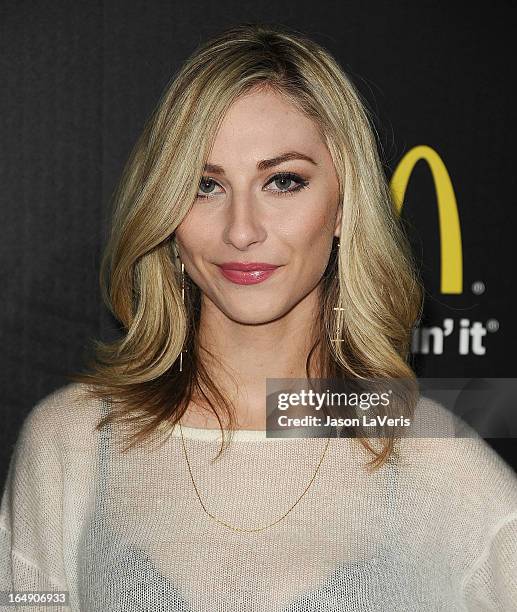 Actress Cody Kennedy attends the McDonald's Premium McWrap launch party at Paramount Studios on March 28, 2013 in Hollywood, California.