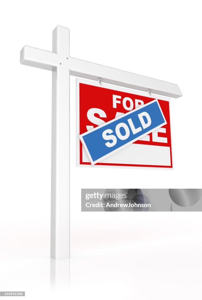 Real Estate Sold Sign