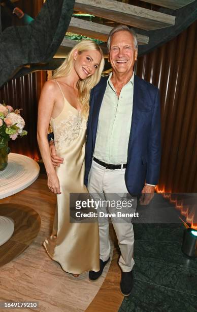 Poppy Delevingne and Charles Delevingne attend the VIP launch of Pavyllon London and Bar Antoine at Four Seasons Hotel London at Park Lane on...
