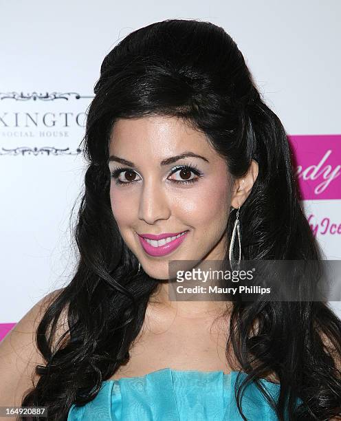 Roxy Darr attends Fire & Ice Gala Benefiting Fresh2o at Lexington Social House on March 28, 2013 in Hollywood, California.
