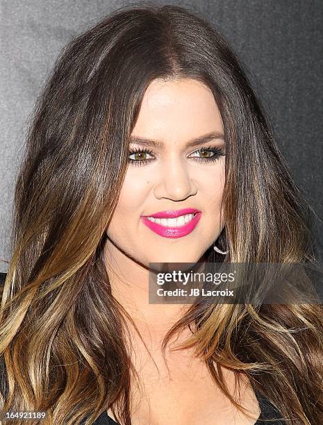 Khloe Kardashian attends the McDonald's Premium McWrap Launch Party held at Paramount Studios on March 28, 2013 in Hollywood, California.