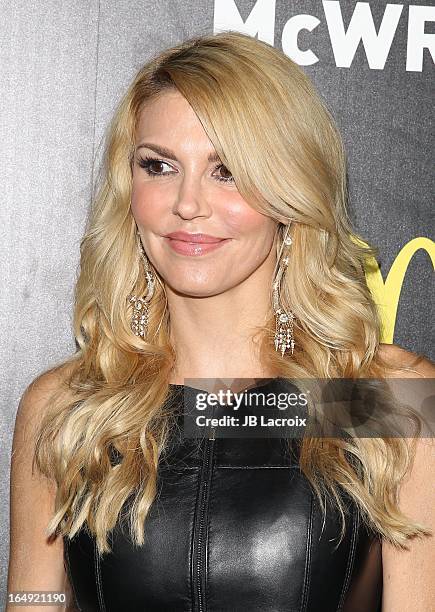 Brandi Glanville attends the McDonald's Premium McWrap Launch Party held at Paramount Studios on March 28, 2013 in Hollywood, California.