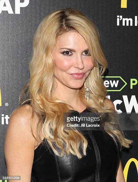 Brandi Glanville attends the McDonald's Premium McWrap Launch Party held at Paramount Studios on March 28, 2013 in Hollywood, California.