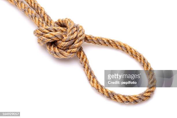 吊り輪縄ロープ - noose ストックフォトと画像