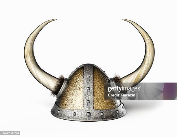 viking helmet - con cuernos fotografías e imágenes de stock