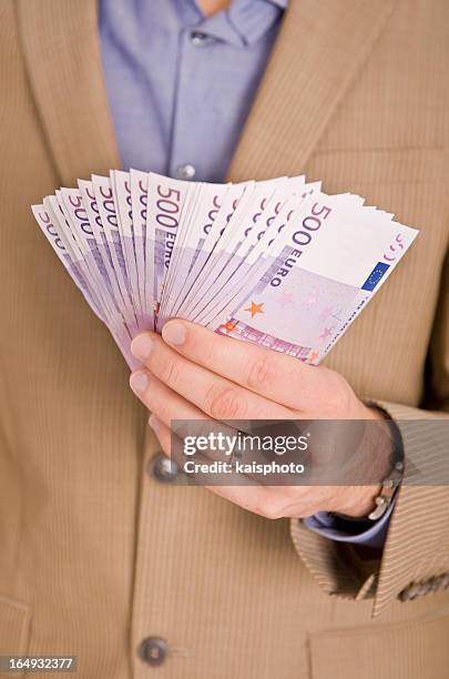 denaro - euro banconote foto e immagini stock